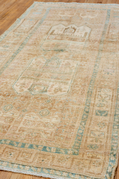 Vintage Bidjar Runner Rug (4' x 9')